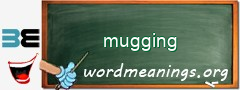 WordMeaning blackboard for mugging